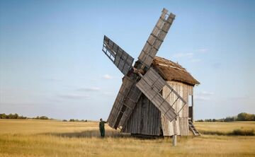 Вітряк в селі Паненки поблизу Калеників, стояв до 70-х років 20 ст.