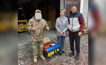 Мобільній групі ППО передали генератор