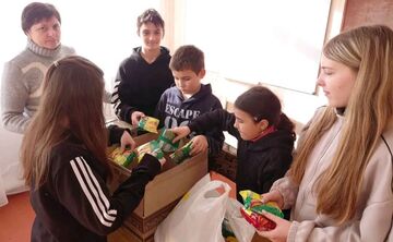 Глибокобалківські школярі зібрали допомогу для захисників