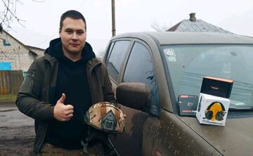 Захисник Костянтин Деркач — уже із шоломом