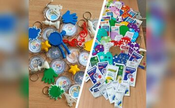 У Будинку дитячої та юнацької творчості фінішувала акція «Рукавичка тепла для захисника»