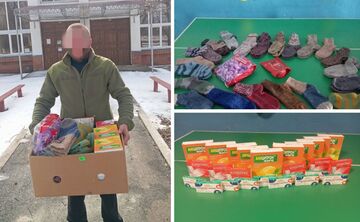 Із Малого Бакая відправили партію шкарпеток на фронт