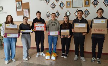 «Благодійний кошик»: малобакайські школярі зібрали допомогу для захисників