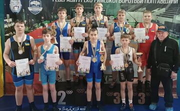 Решетилівські борці здобули 6 золотих та 3 бронзові медалі на обласному чемпіонаті