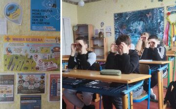Глибокобалківських школярів навчали мінній безпеці