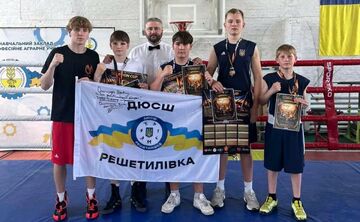 Решетилівські боксери гідно представили громаду на Всеукраїнському пам’ятному турнірі