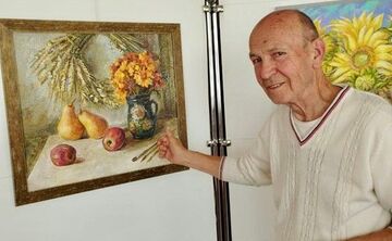 «Решетилівські барви»: виставка творчих робіт Євгена Пілюгіна збирає друзів