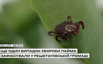 Ще один випадок хвороби Лайма зафіксували у Решетилівській громаді