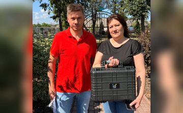 Олександр Біленький уперше придбав ретранслятор для земляка