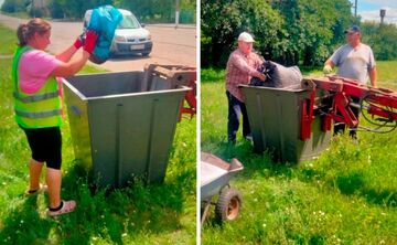 У Глибокій Балці почали централізовано вивозити побутові відходи