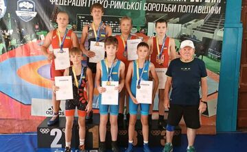 Решетилівські борці здобули сім нагород на чемпіонаті області