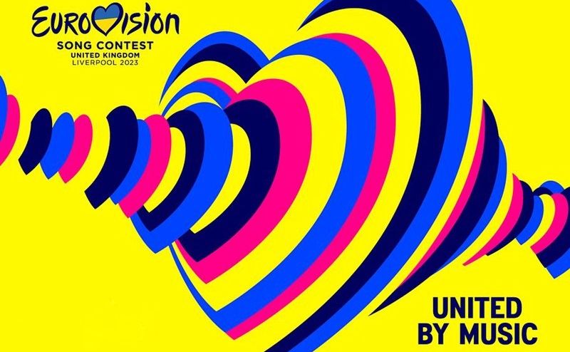 Гаслом «Євробачення 2023» стала фраза «United by music» — «Об’єднані музикою»
