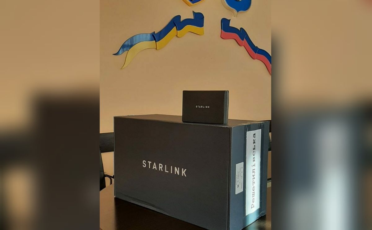 Решетилівка отримала установку Starlink