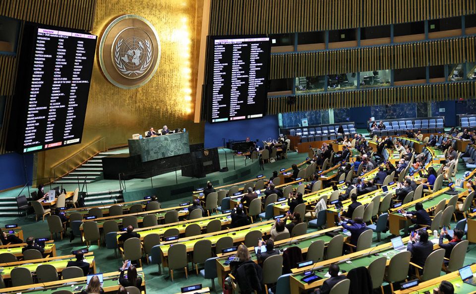 На засіданні Генасамблеї ООН 141 країна підтримала Україну та засудила терористичну війну росії