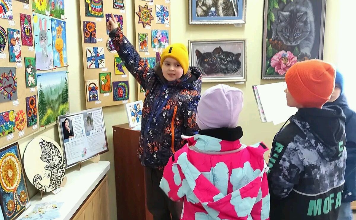 Учні «початківки» відвідали мистецькі виставки у ЦКД «Оберіг»
