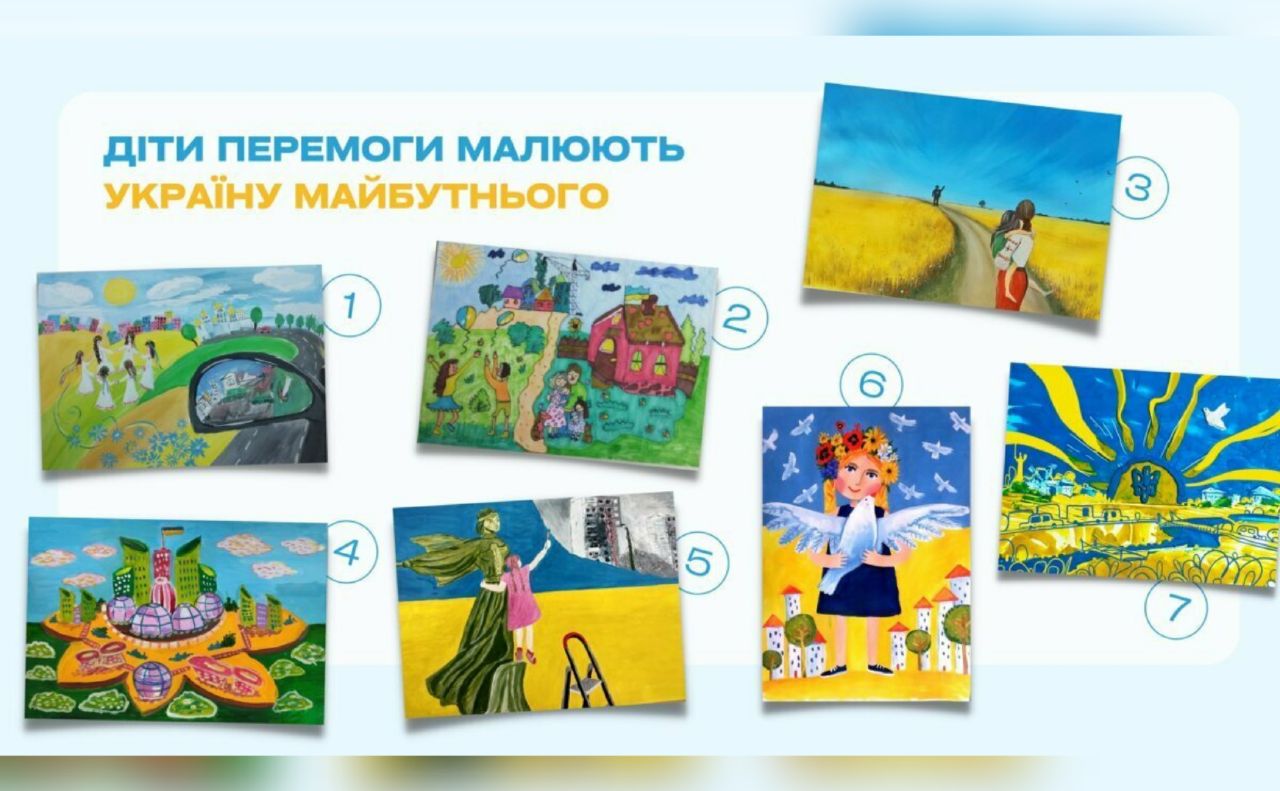 «Діти Перемоги малюють Україну майбутнього»: сьогодні останній день голосування за кращий ескіз поштової марки