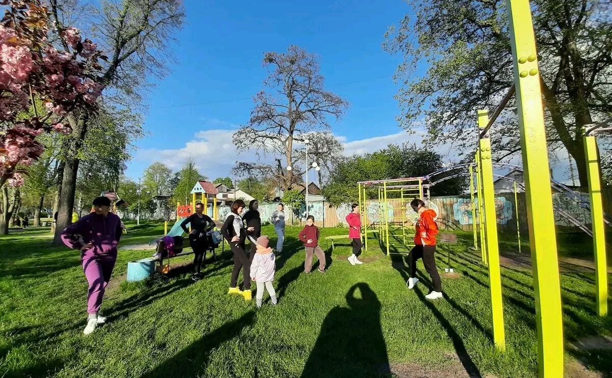У перший тиждень роботи проект «Активні парки» зібрав десятки жителів громади