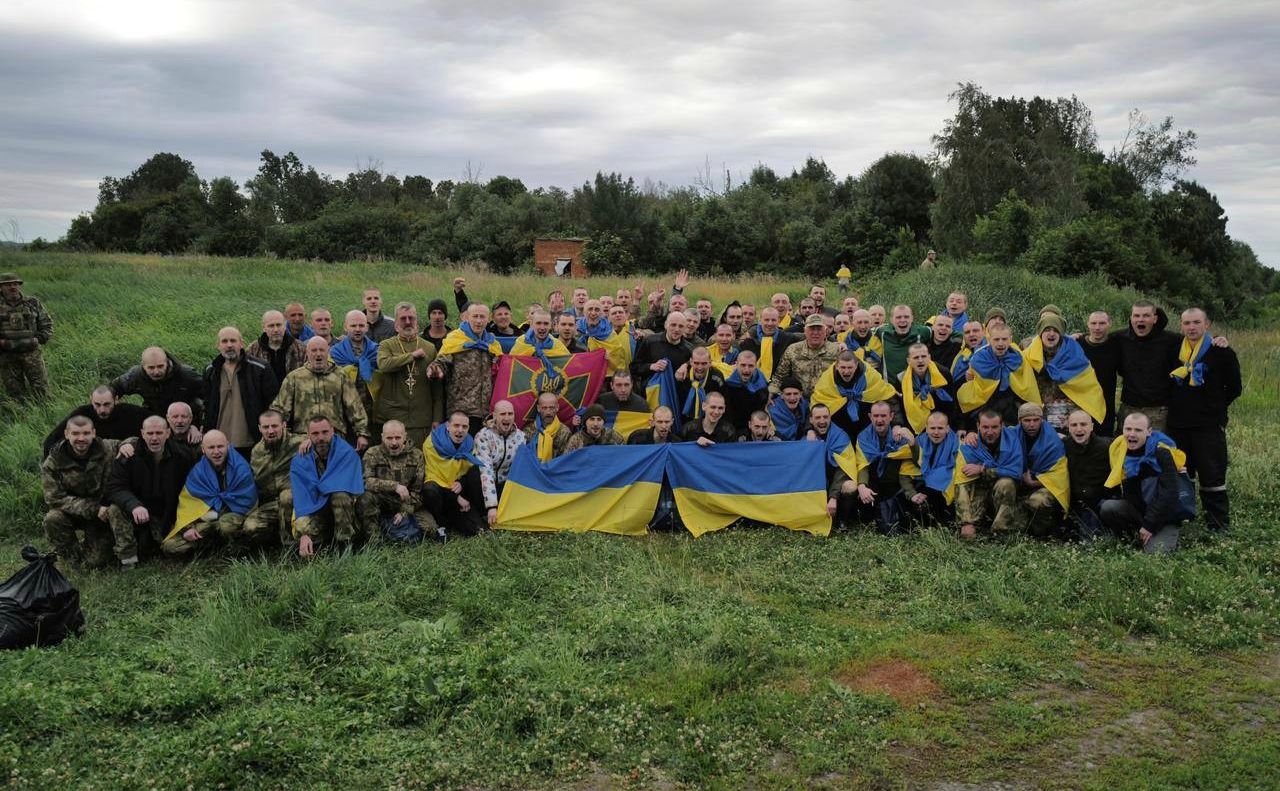 Додому з російського полону повернулися ще 95 захисників