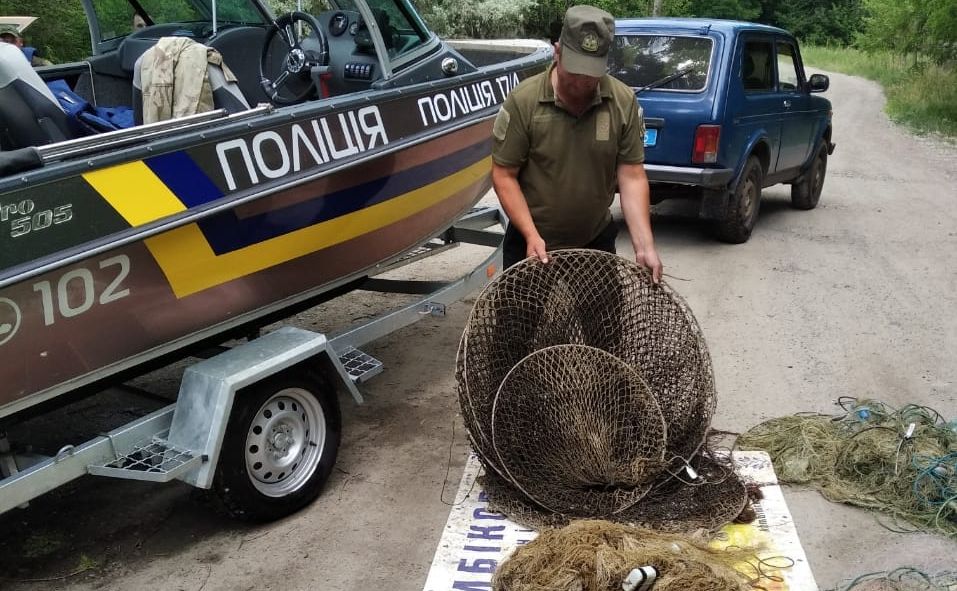 У ландшафтному заказнику Сулинський вилучили 16 браконьєрських сіток та ятір