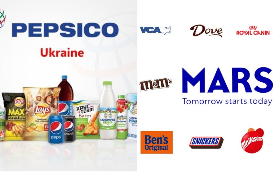 Корпорації PepsiCo та Mars потрапили до списку «спонсорів війни»