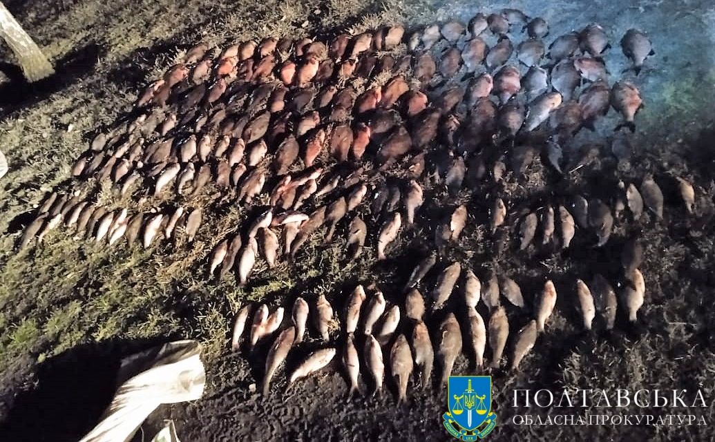 Судитимуть рибалок, які «набраконьєрили» на 1,3 мільйона гривень