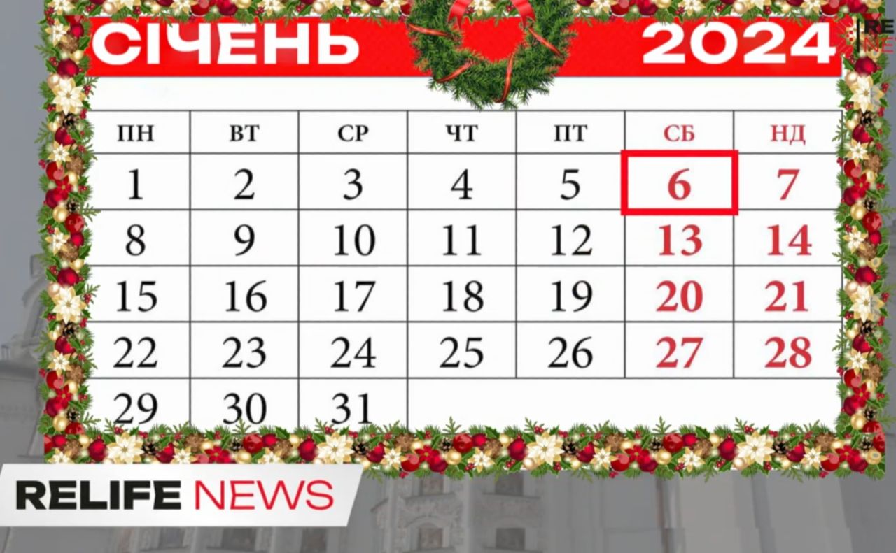 На коли припадають свята Різдвяного циклу за новим календарем