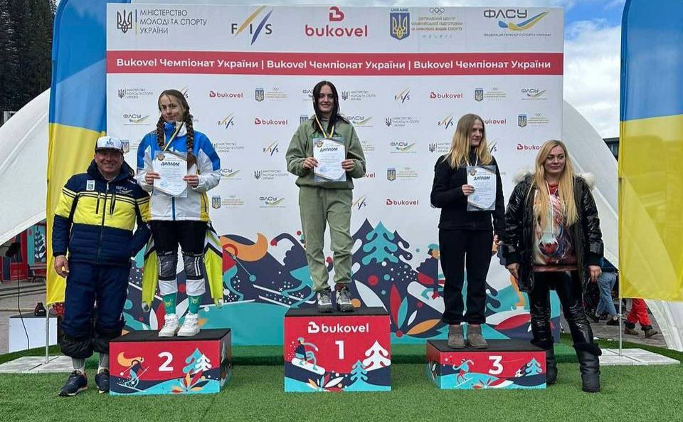 Полтавські спортсмени вибороли «бронзу» на чемпіонаті України з гірськолижного спорту