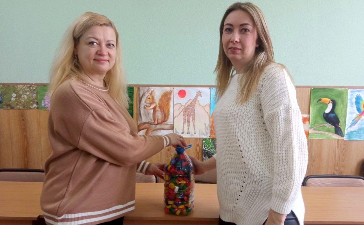 Решетилівська філія ПОЕНЦУМ відправила партію пластикових кришечок на переробку