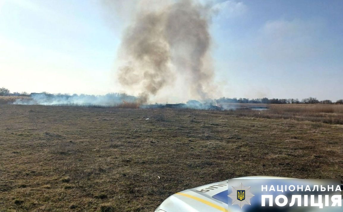 За спалювання сухостою на мешканців Полтавщини склали майже пів сотні протоколів