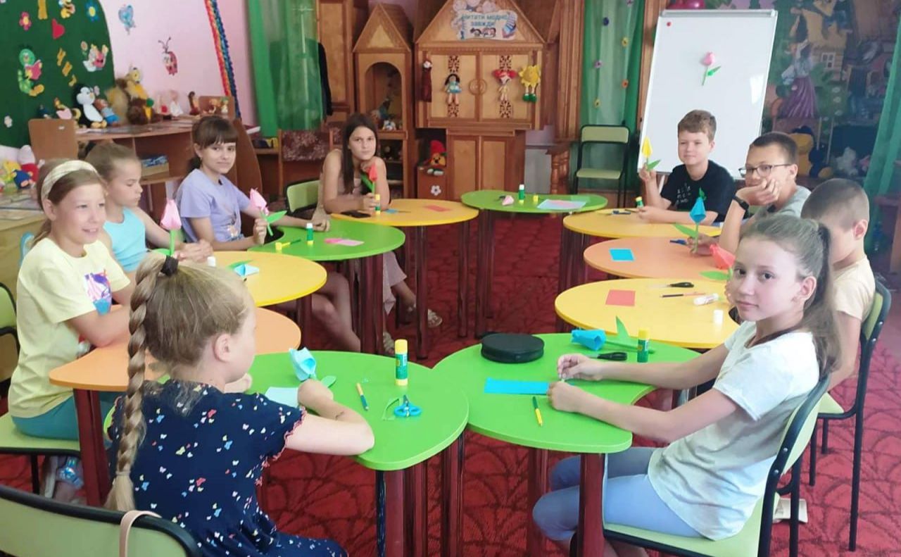 Щотижня у Решетилівці організовують арт-заняття для дітлахів