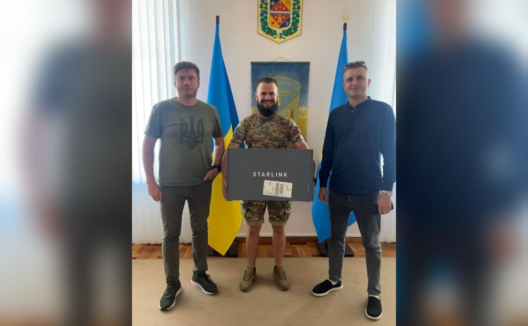 Ще один Старлінк поїхав на фронт