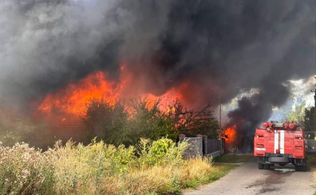 У Решетилівці горів будинок