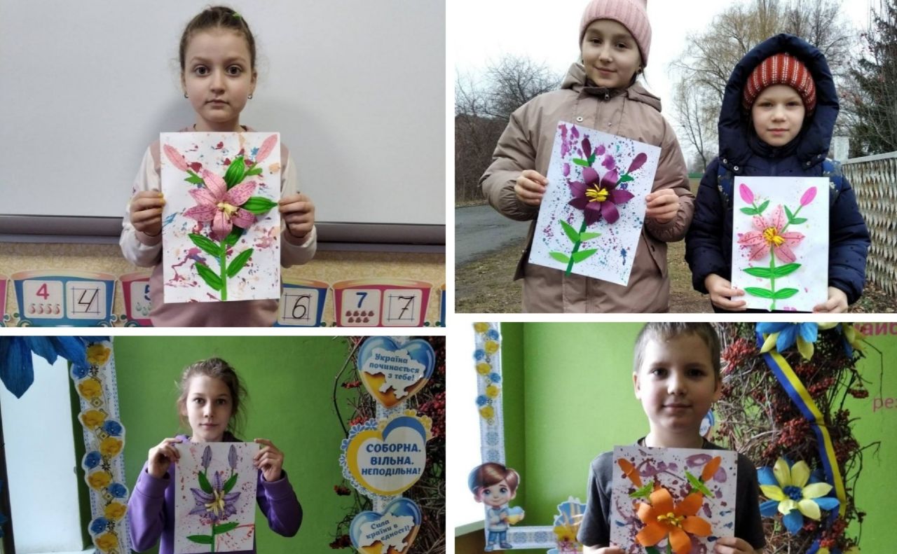 Вихованці гуртка «ХоббіArt» опанувують мистецтво паперопластики