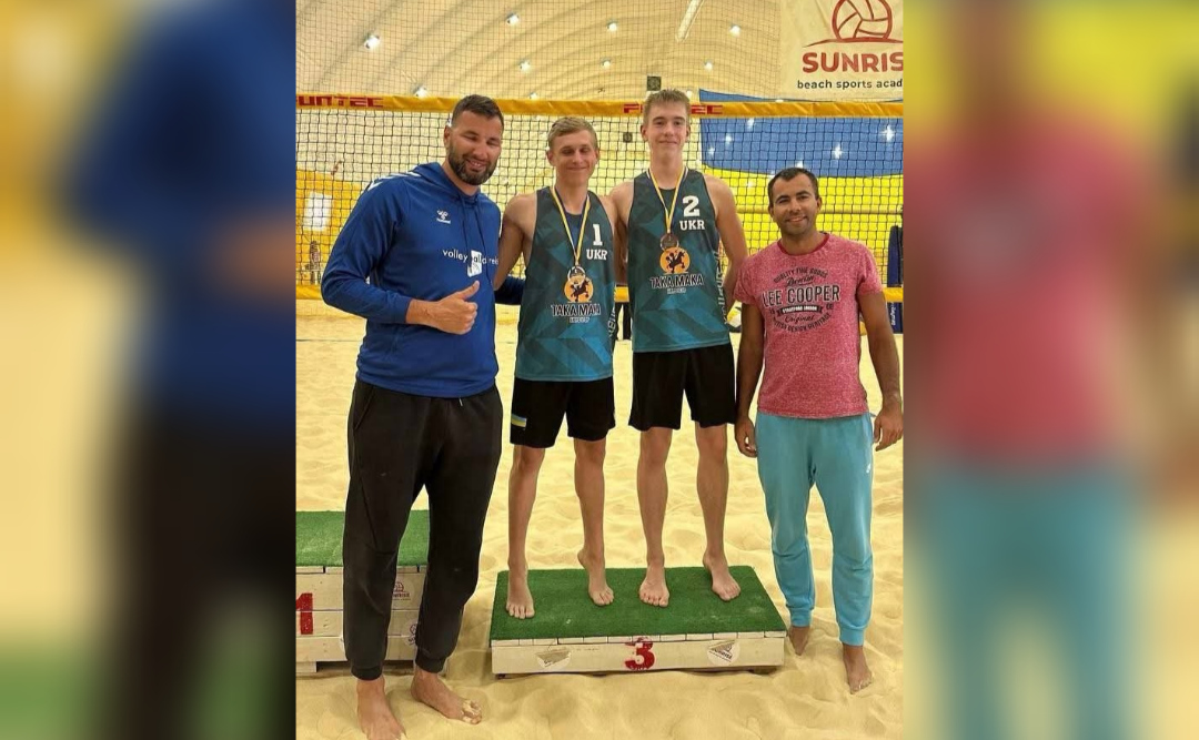 Михайло Бойко з ВК «Решетилівка» — призер Чемпіонату України з пляжного волейболу