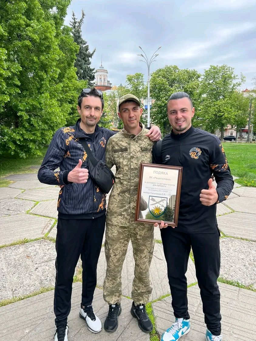 ВК «Решетилівка» отримала подяку від військових