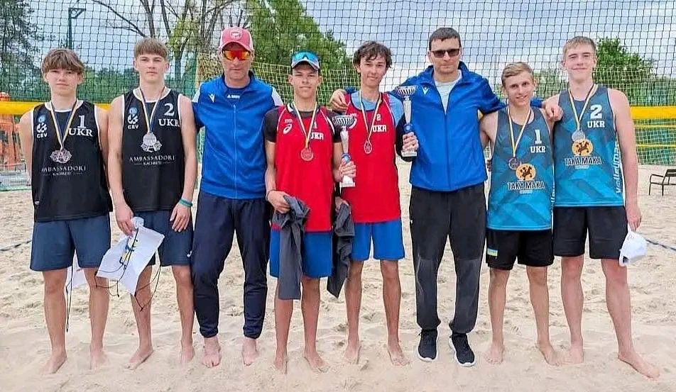 Гравець ВК «Решетилівка» Михайло Бойко — віце-чемпіон України з пляжного волейболу