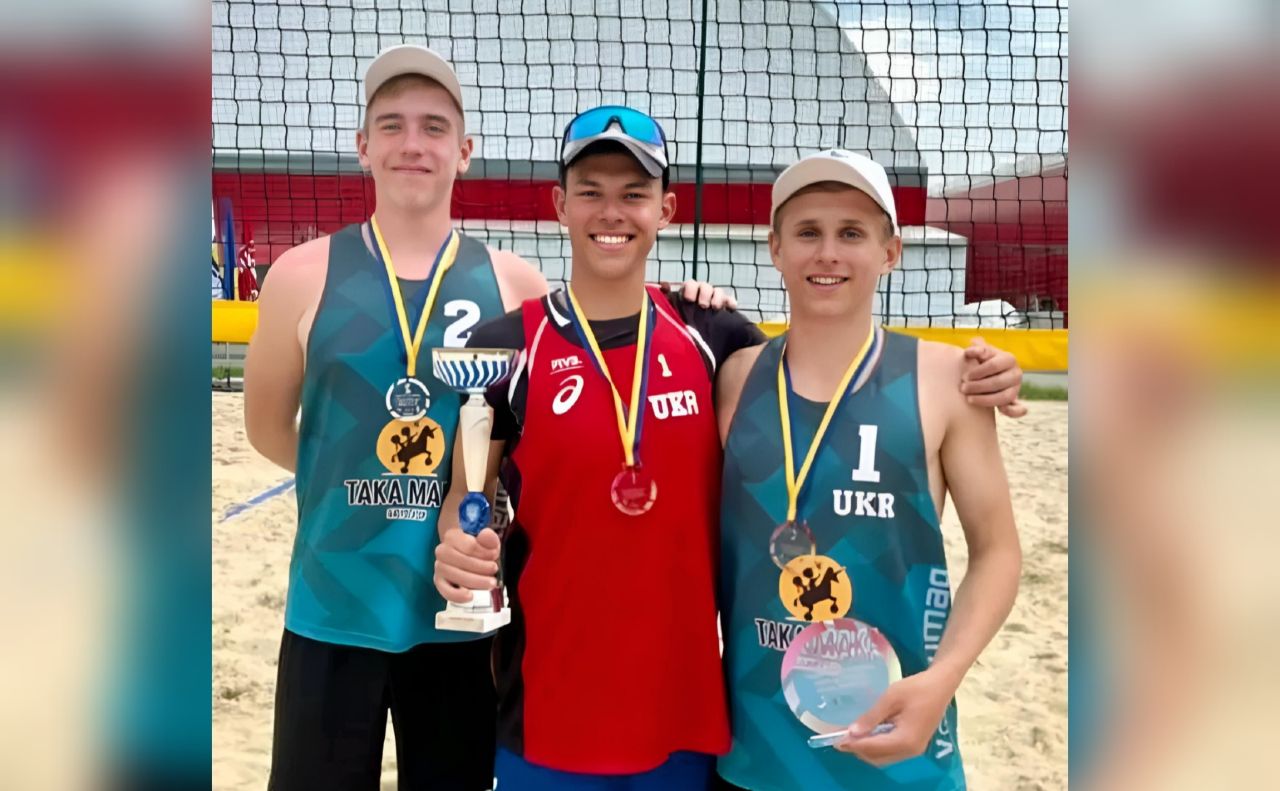 Гравець ВК «Решетилівка» Михайло Бойко — віце-чемпіон України з пляжного волейболу