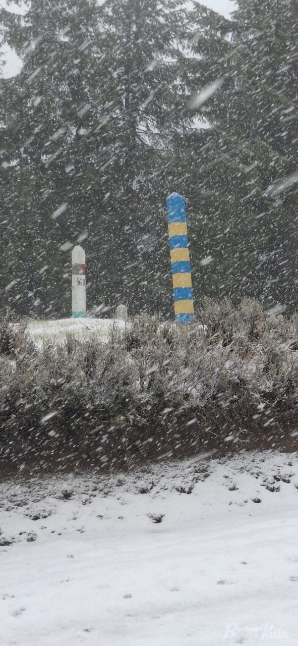 Карпати знову засипає снігом