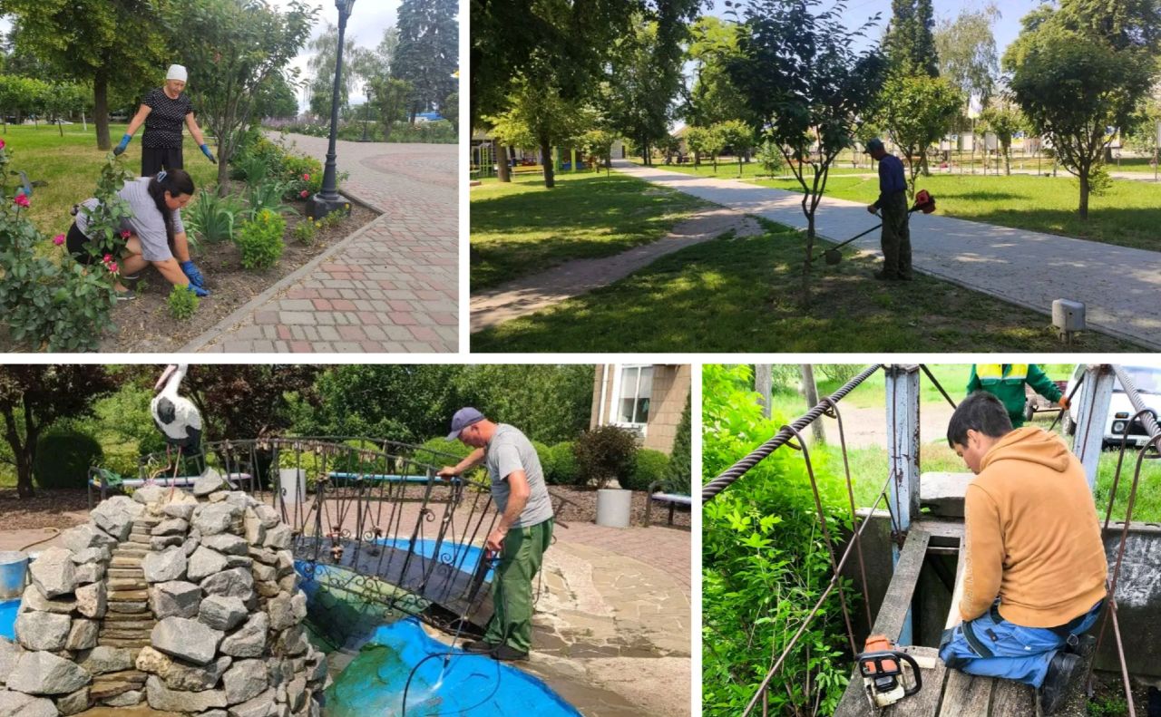 Працівники КП «Ефект» дбають про зони відпочинку перед початком сезону відпусток