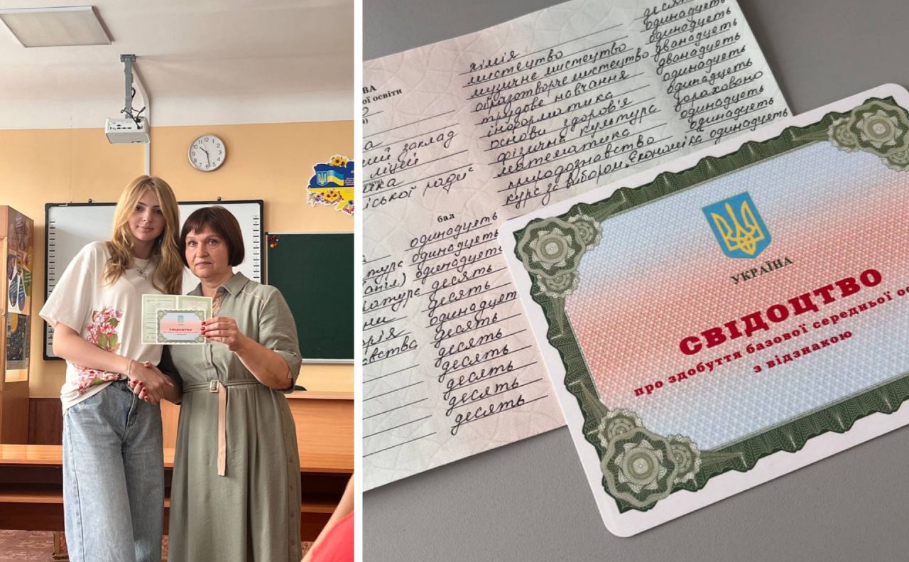 Дев’ятикласникам ліцею імені Івана Олійника вручили свідоцтва