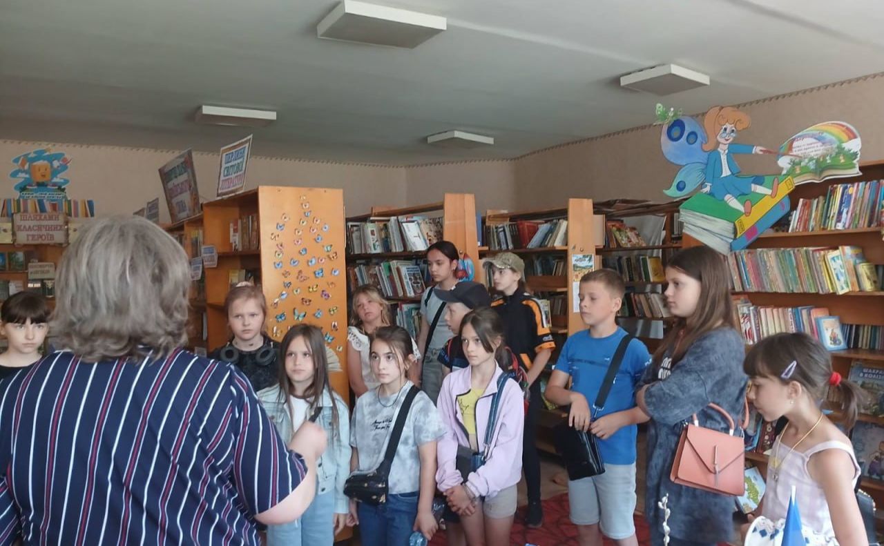 У Решетилівській ЦМБ для юних читайликів провели бібліоподорож