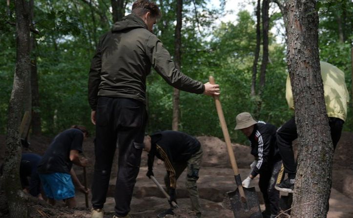У Опішнянській громаді знайшли курган часів Київської Русі