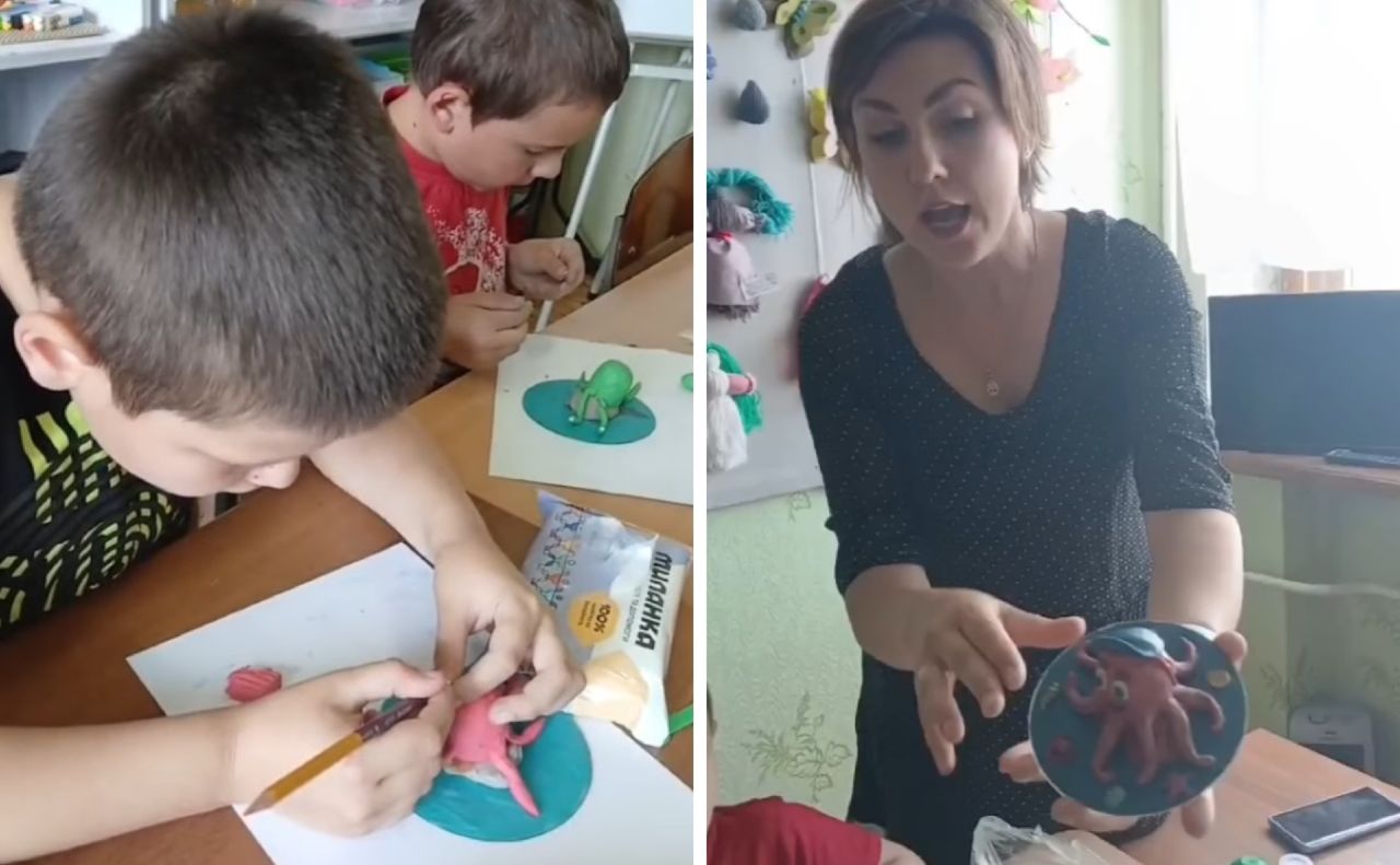 Учасники гуртка «Креатив LAB» відвідали майстерклас із пластилінографії