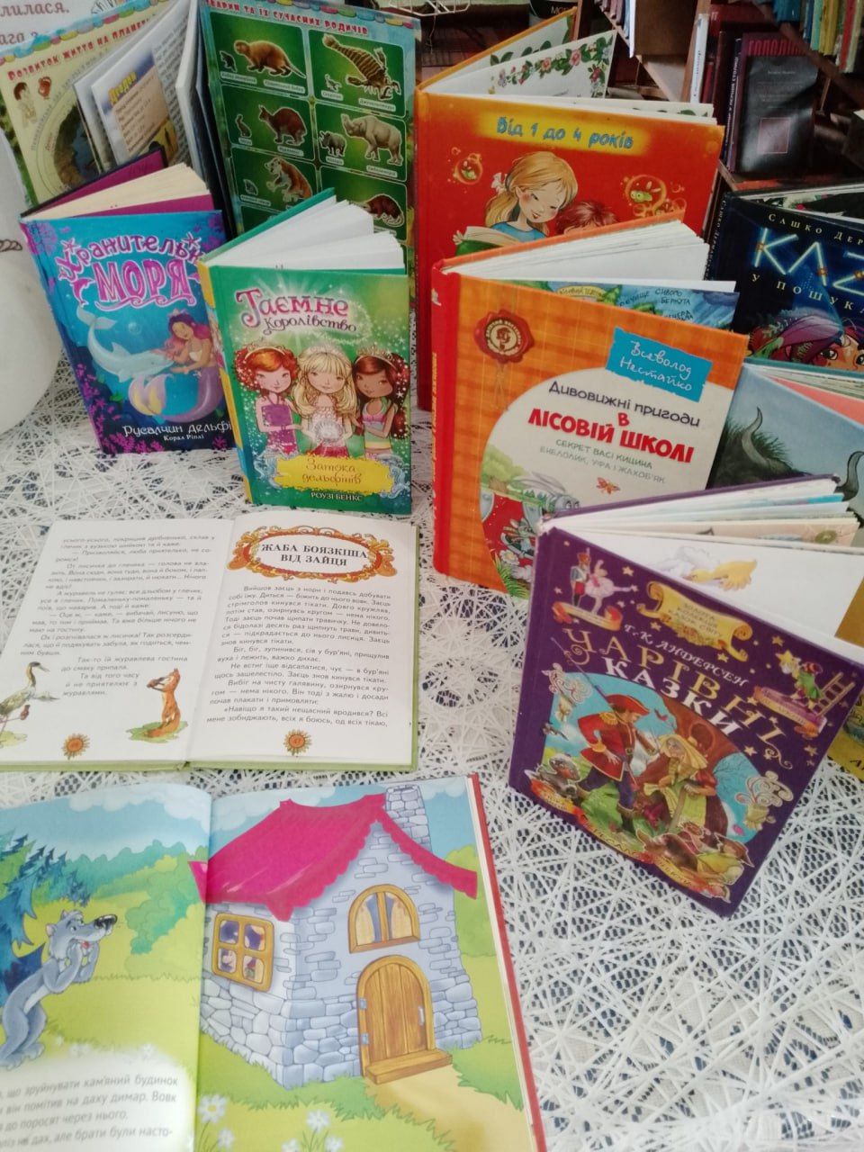 У Потічанській бібліотеці презентували виставку для найменших книголюбів