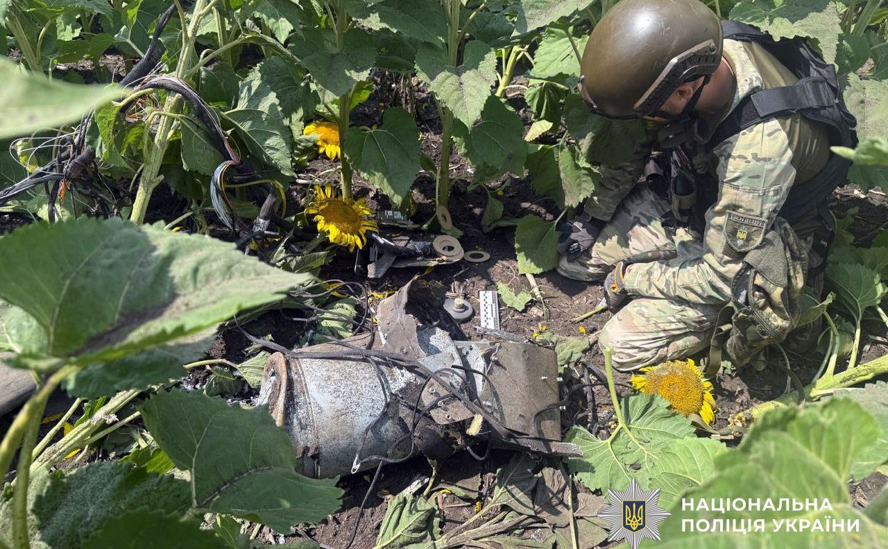 На Полтавщині вибухотехніки поліції знешкодили ворожий ударний БпЛА