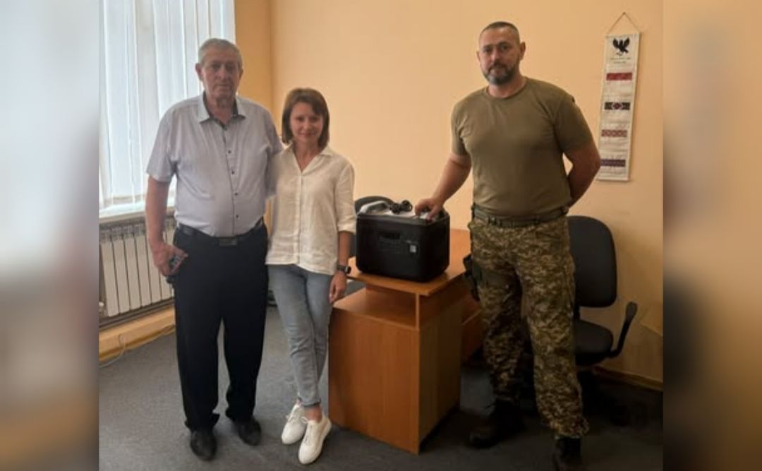Володимир Срібний отримав зарядну станцію
