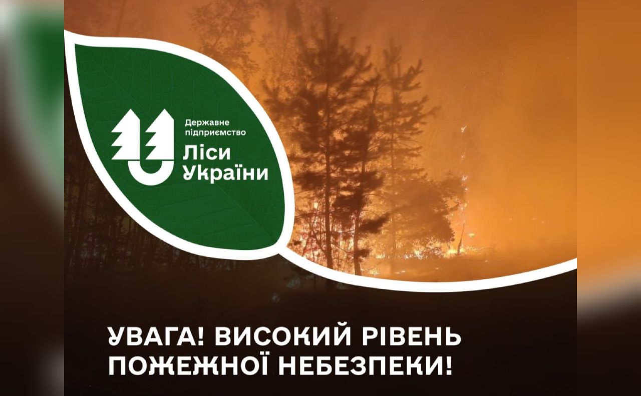 У лісах Полтавщини зберігається найвищий рівень пожежної небезпеки