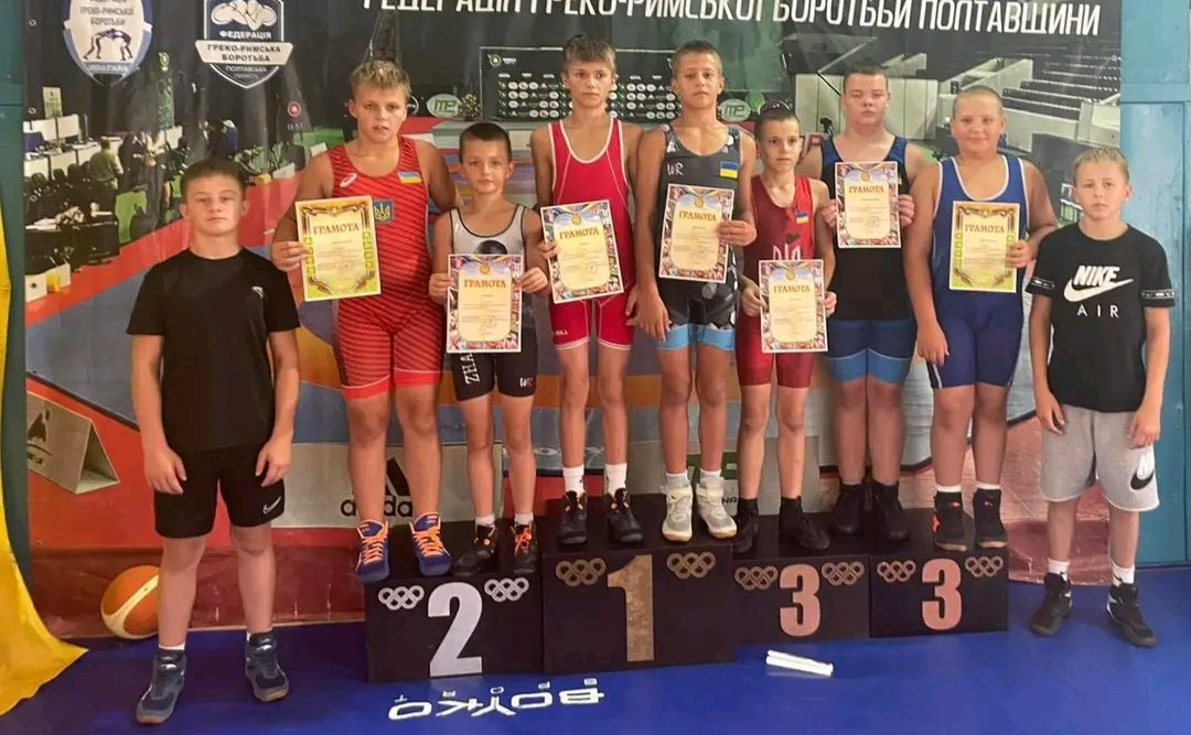 Решетилівські борці здобули 7 нагород на обласних змаганнях