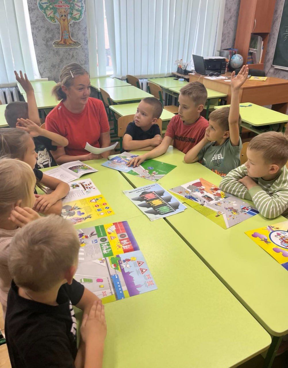 Решетилівські школярі опановують правила дорожнього руху
