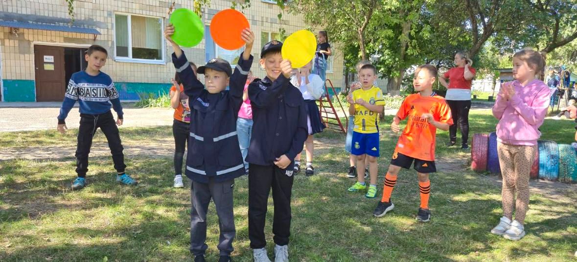 Решетилівські школярі опановують правила дорожнього руху
